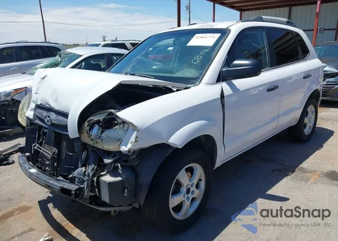 2007 Hyundai Tucson Gls from USA, damaged, VIN KM8JM12B97U502940